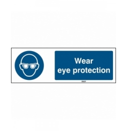Znak bezpieczeństwa ISO – Nakaz stosowania ochrony oczu, M/M004/EN273/TM-297X105-1