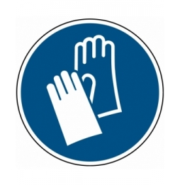 Znak bezpieczeństwa ISO – Nakaz stosowania ochrony rąk, M/M009/NT/TM-DIA100-1