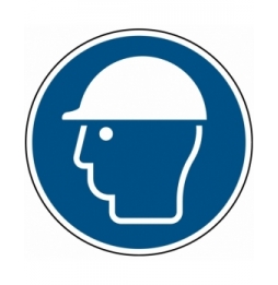 Znak bezpieczeństwa ISO – Nakaz stosowania ochrony głowy, M/M014/NT/TM-DIA200-1