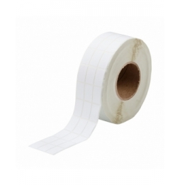 Etykiety z tkaniny nylonowej białe BPT-621-499 wym. 25.40 mm x 36.50 mm, 3000 szt.