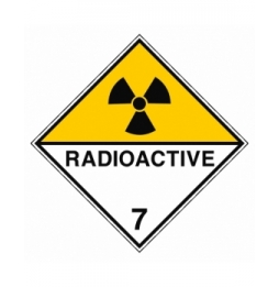Znak transportowy – ADR 7DA – Substancja promieniotwórcza 7DA, ADR 7DA-297X297-B7525