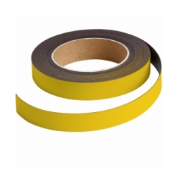 Taśma plastikowa magnetyczna żółta MAGNETIC TAPE B-859 YELLOW 25MMX10M wym. 25.00 mm x 10.00 m