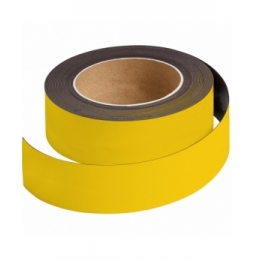 Taśma plastikowa magnetyczna żółta MAGNETIC TAPE B-859 YELLOW 50MMX10M wym. 50.00 mm x 10.00 m