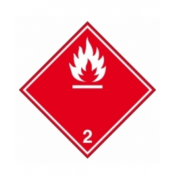 Znak transportowy – ADR 2.1b – Gaz łatwopalny, ADR 2.1B-297X297-B7541