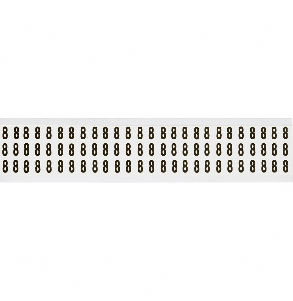Takie same cyfry i litery na jednej karcie do stosowania w pomieszczeniach (1950szt.), NL-W05-8