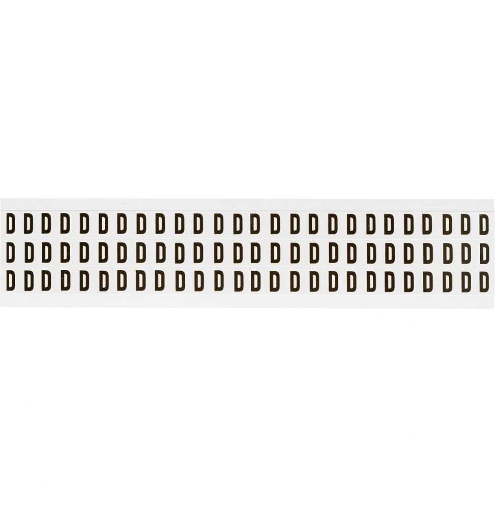 Takie same cyfry i litery na jednej karcie do stosowania w pomieszczeniach (1950szt.), NL-W05-D