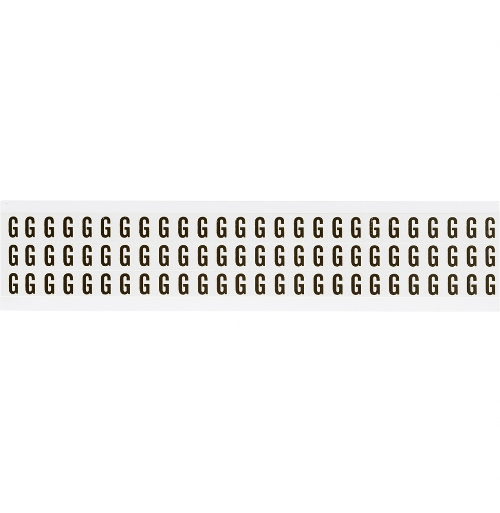 Takie same cyfry i litery na jednej karcie do stosowania w pomieszczeniach (1950szt.), NL-W05-G