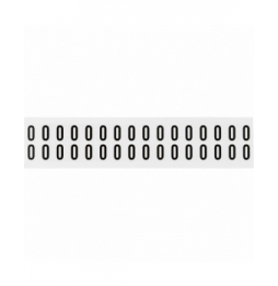 Takie same cyfry i litery na jednej karcie do stosowania w pomieszczeniach (800szt.), NL-W75-0