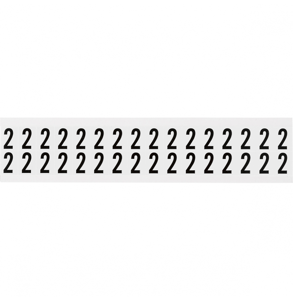 Takie same cyfry i litery na jednej karcie do stosowania w pomieszczeniach (800szt.), NL-W75-2