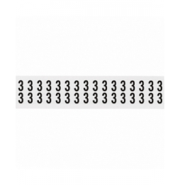 Takie same cyfry i litery na jednej karcie do stosowania w pomieszczeniach (800szt.), NL-W75-3