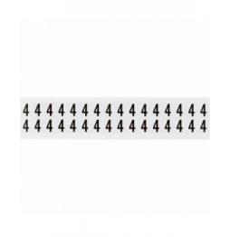 Takie same cyfry i litery na jednej karcie do stosowania w pomieszczeniach (800szt.), NL-W75-4