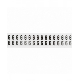 Takie same cyfry i litery na jednej karcie do stosowania w pomieszczeniach (800szt.), NL-W75-6