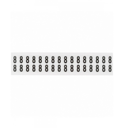 Takie same cyfry i litery na jednej karcie do stosowania w pomieszczeniach (800szt.), NL-W75-8