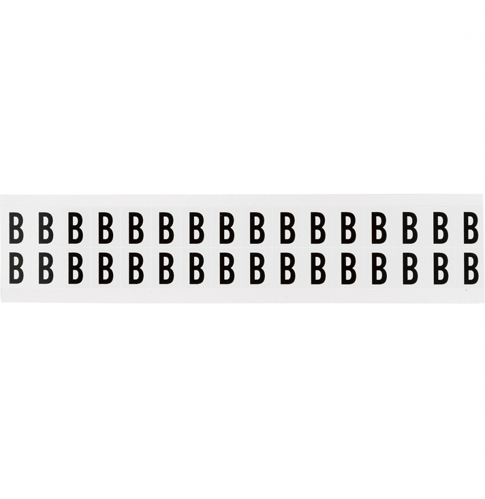 Takie same cyfry i litery na jednej karcie do stosowania w pomieszczeniach (800szt.), NL-W75-B