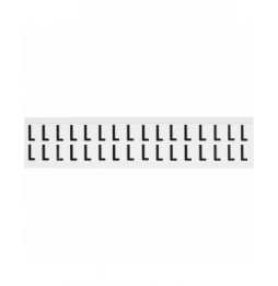 Takie same cyfry i litery na jednej karcie do stosowania w pomieszczeniach (800szt.), NL-W75-L