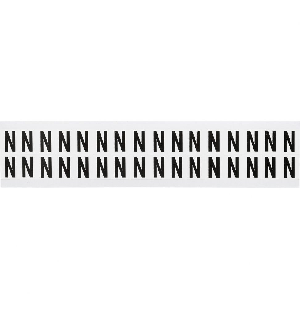 Takie same cyfry i litery na jednej karcie do stosowania w pomieszczeniach (800szt.), NL-W75-N