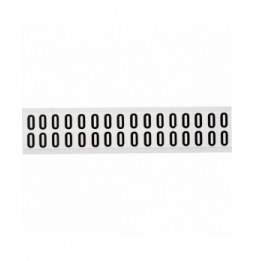 Takie same cyfry i litery na jednej karcie do stosowania w pomieszczeniach (800szt.), NL-W75-O-CAP