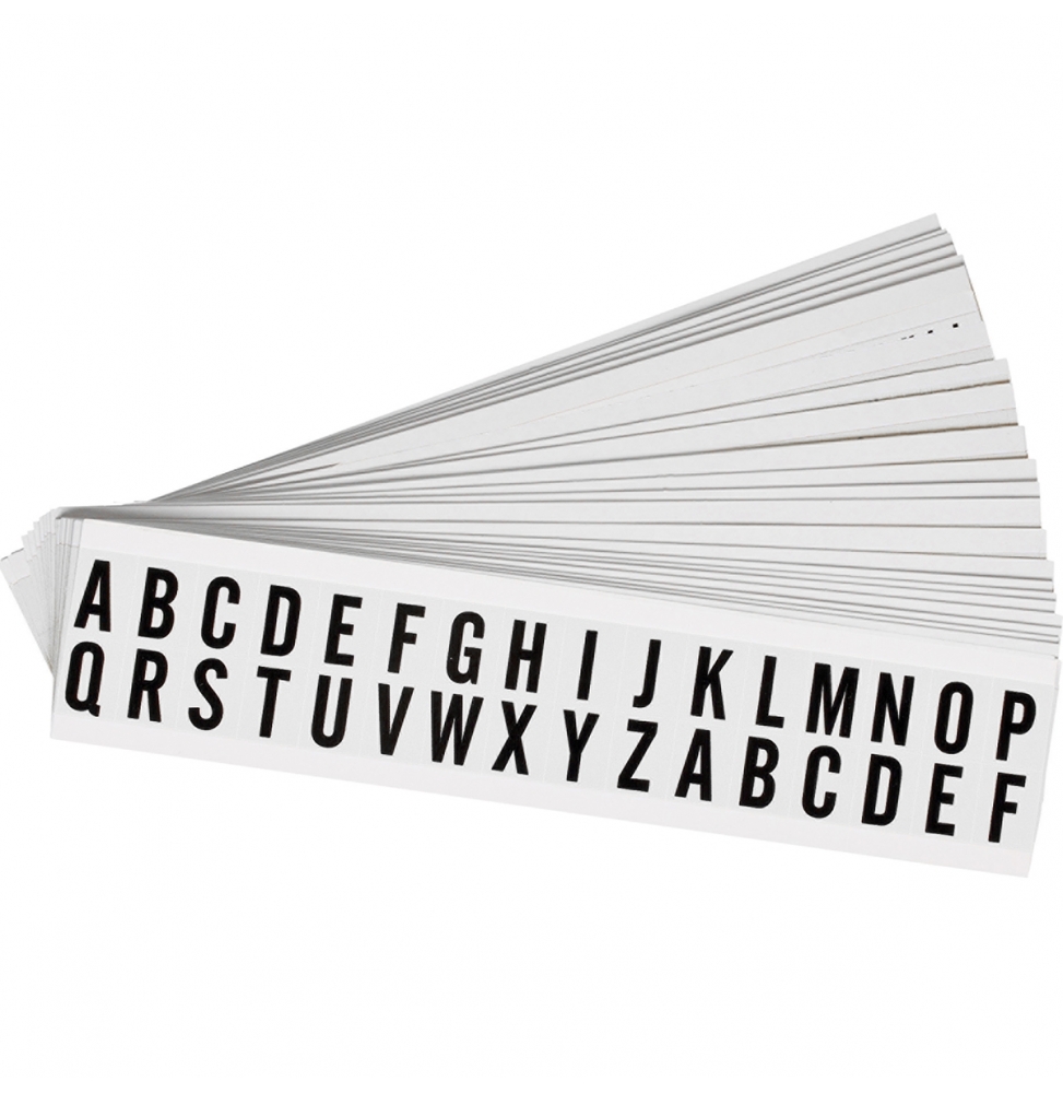 Takie same cyfry i litery na jednej karcie do stosowania w pomieszczeniach (800szt.), NL-W75-NC