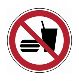 Znak bezpieczeństwa ISO – Zakaz spożywania posiłków i napojów, P/P022/NT/TWM-DIA100-1