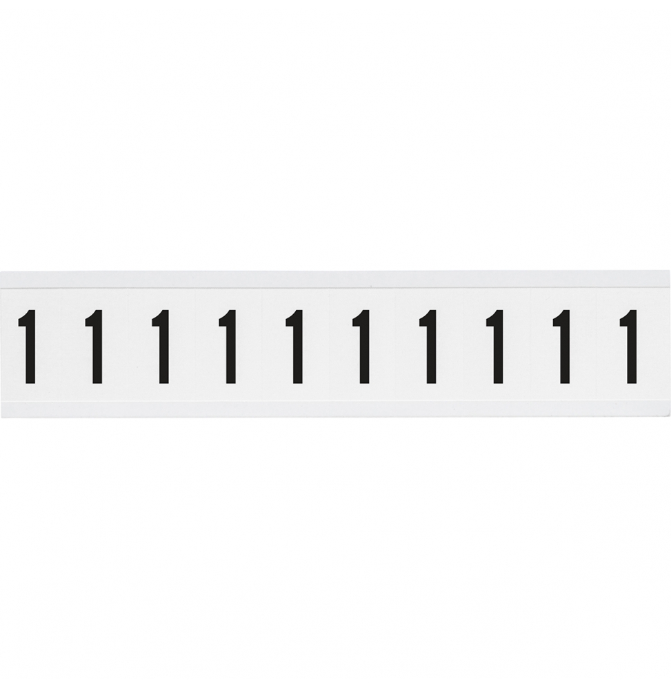 Takie same cyfry i litery na jednej karcie do stosowania w pomieszczeniach (250szt.), NL-W15-1