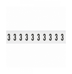 Takie same cyfry i litery na jednej karcie do stosowania w pomieszczeniach (250szt.), NL-W15-3