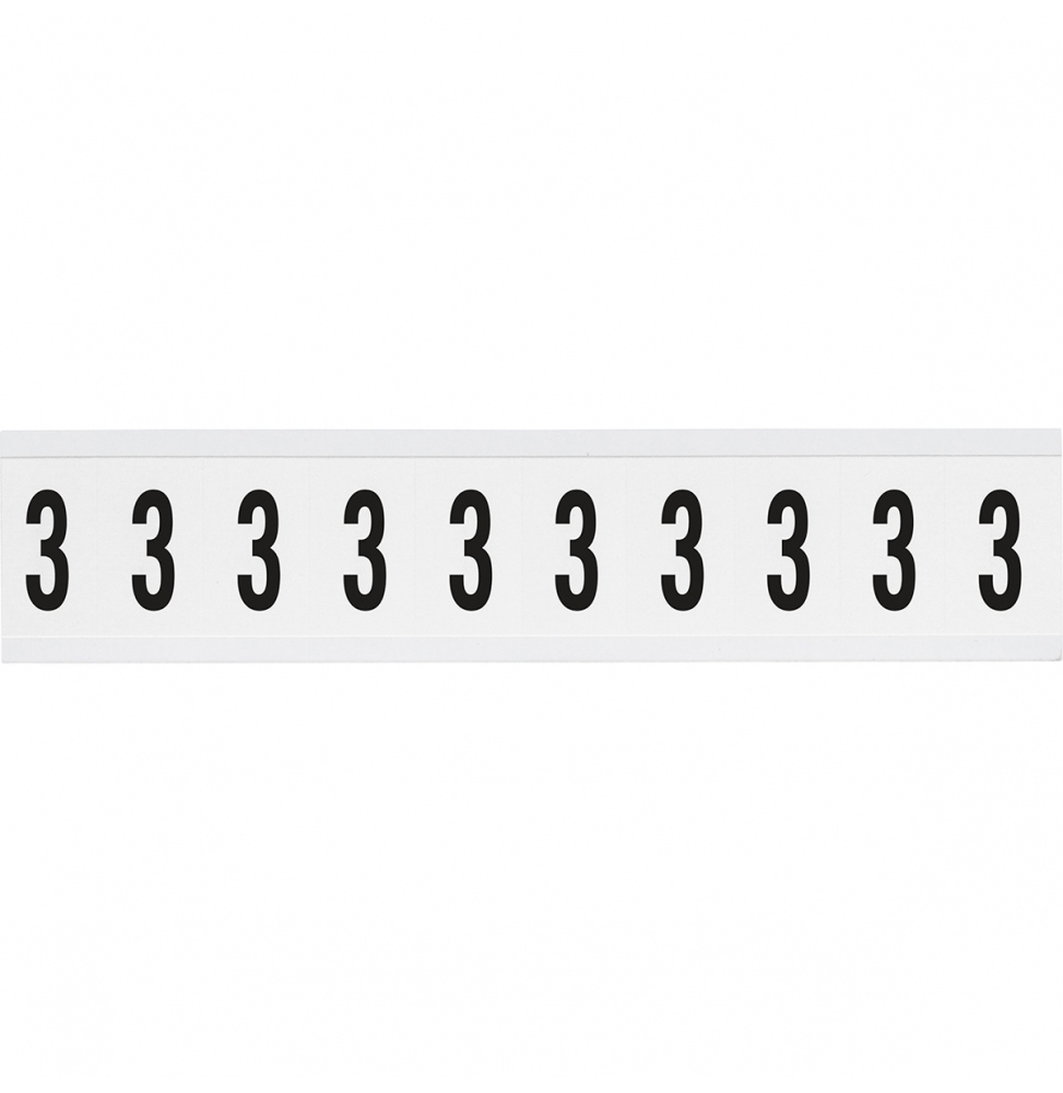 Takie same cyfry i litery na jednej karcie do stosowania w pomieszczeniach (250szt.), NL-W15-3