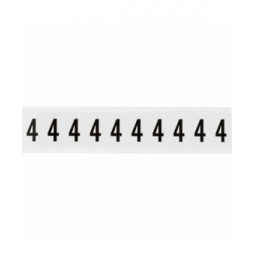 Takie same cyfry i litery na jednej karcie do stosowania w pomieszczeniach (250szt.), NL-W15-4