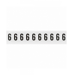 Takie same cyfry i litery na jednej karcie do stosowania w pomieszczeniach (250szt.), NL-W15-6