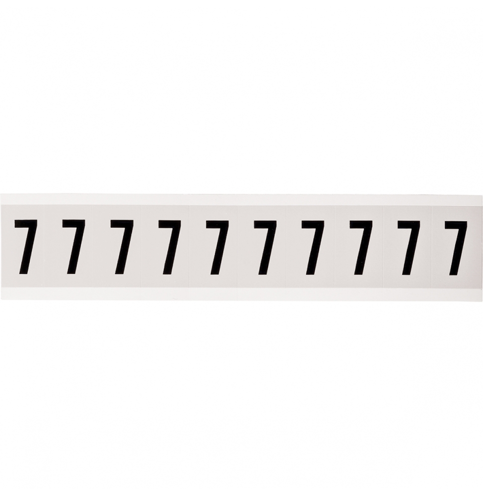 Takie same cyfry i litery na jednej karcie do stosowania w pomieszczeniach (250szt.), NL-W15-7