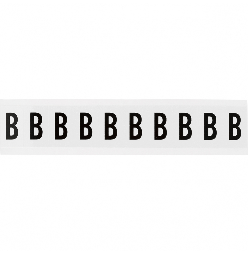 Takie same cyfry i litery na jednej karcie do stosowania w pomieszczeniach (250szt.), NL-W15-B