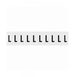 Takie same cyfry i litery na jednej karcie do stosowania w pomieszczeniach (250szt.), NL-W15-L