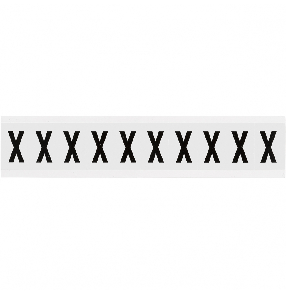 Takie same cyfry i litery na jednej karcie do stosowania w pomieszczeniach (250szt.), NL-W15-X