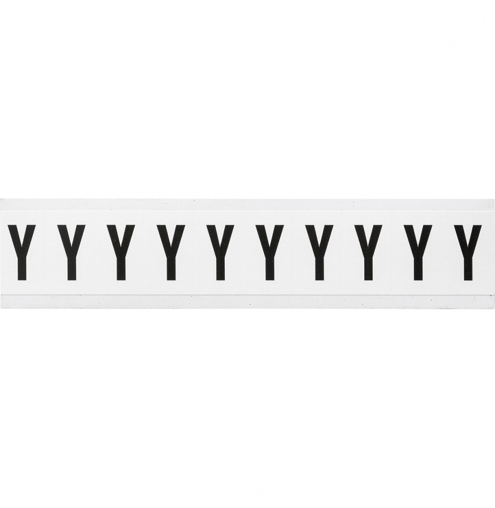 Takie same cyfry i litery na jednej karcie do stosowania w pomieszczeniach (250szt.), NL-W15-Y