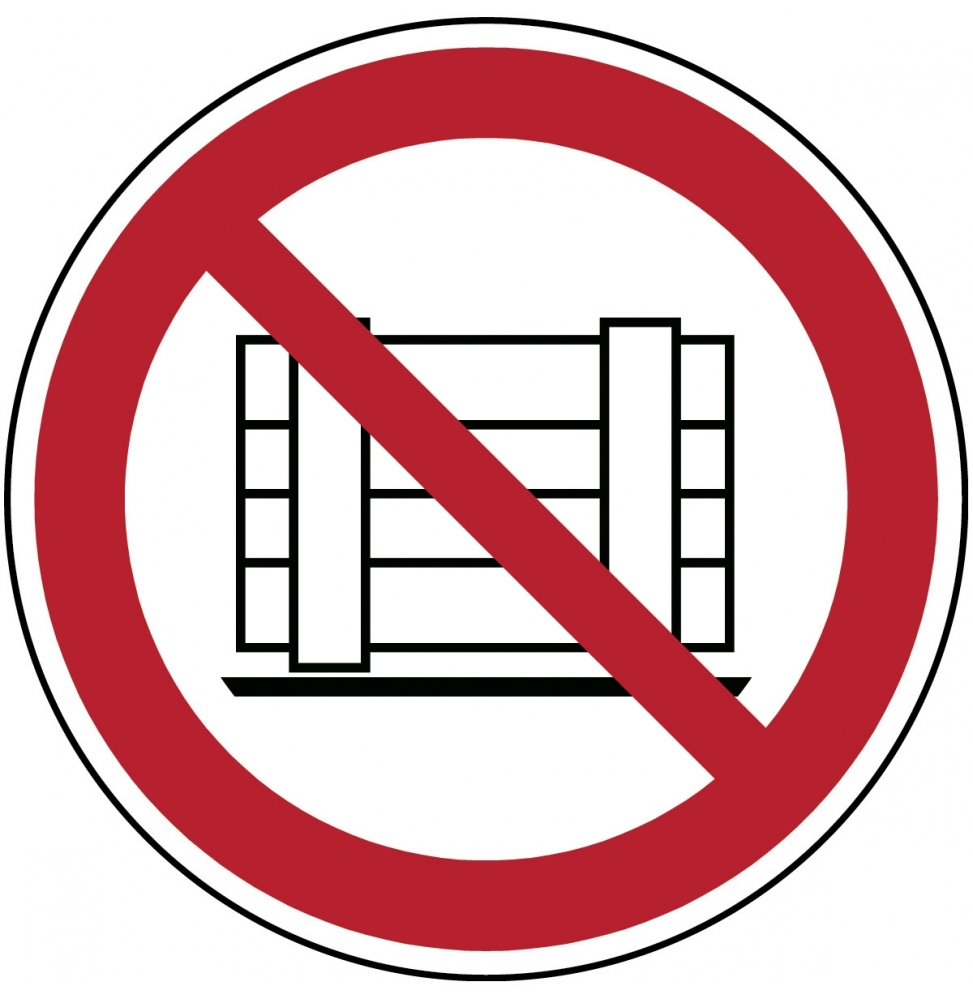 Znak bezpieczeństwa ISO – Nie zastawiać, P/P023/NT/TWM-DIA200-1