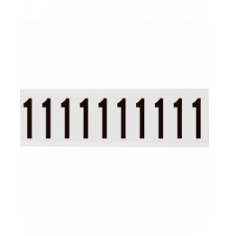 Takie same cyfry i litery na jednej karcie do stosowania w pomieszczeniach (250szt.), NL-W225-1