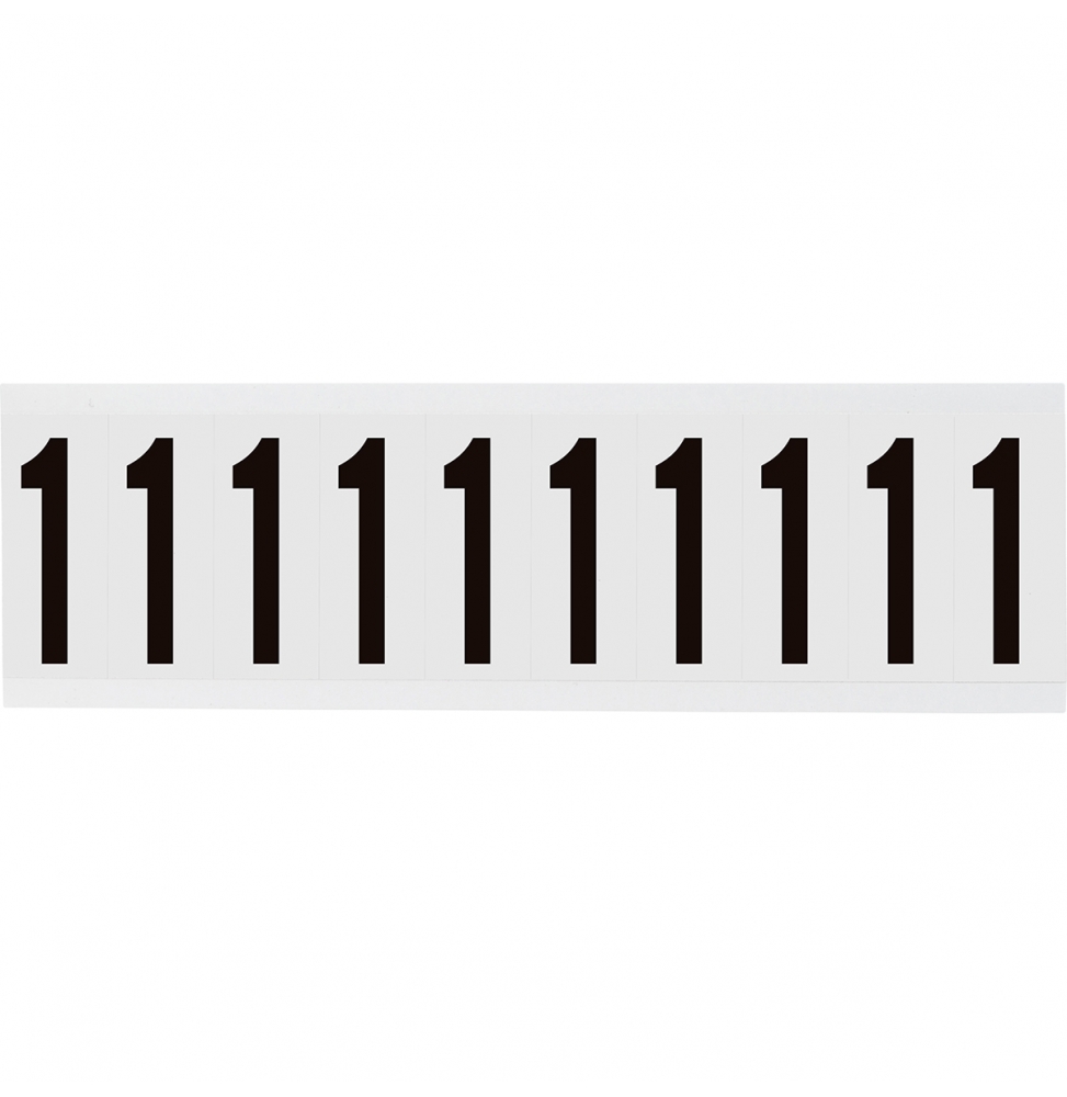 Takie same cyfry i litery na jednej karcie do stosowania w pomieszczeniach (250szt.), NL-W225-1