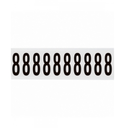 Takie same cyfry i litery na jednej karcie do stosowania w pomieszczeniach (250szt.), NL-W225-8