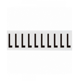 Takie same cyfry i litery na jednej karcie do stosowania w pomieszczeniach (250szt.), NL-W225-L