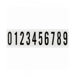 Takie same cyfry i litery na jednej karcie do stosowania w pomieszczeniach (250szt.), NL-W225 0-9