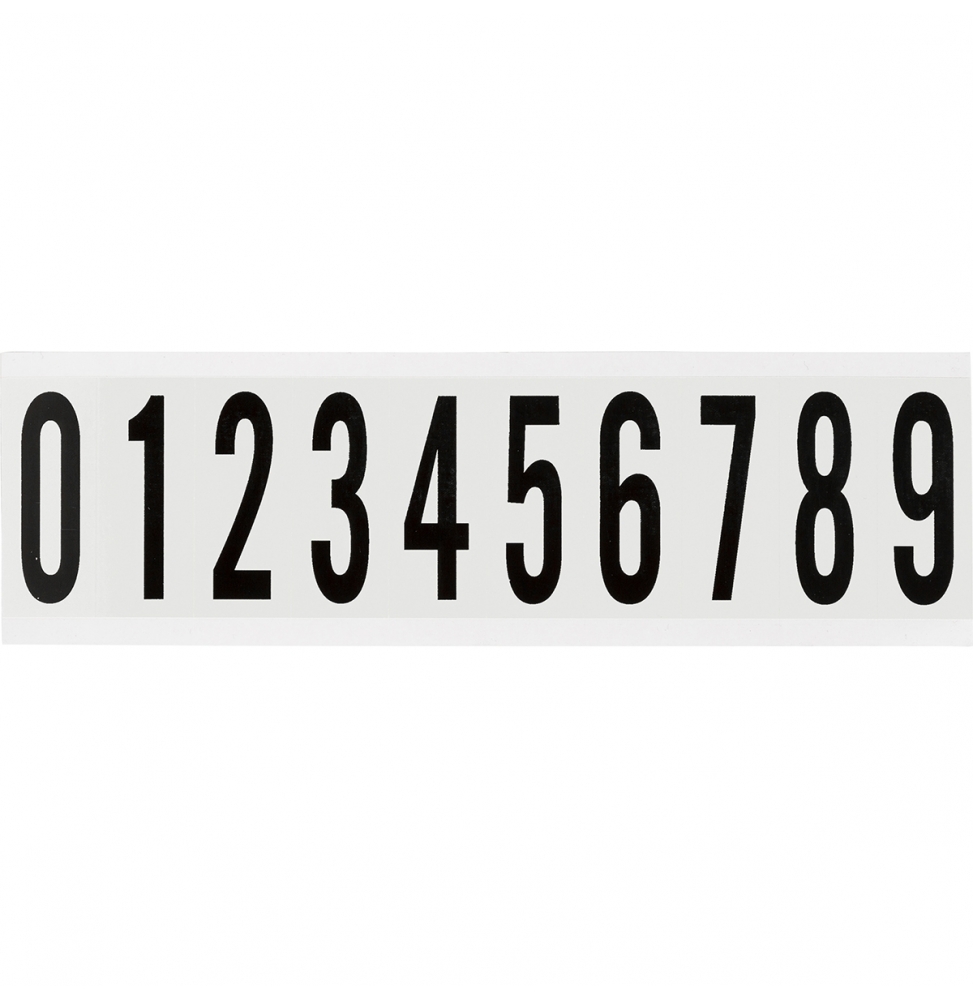 Takie same cyfry i litery na jednej karcie do stosowania w pomieszczeniach (250szt.), NL-W225 0-9