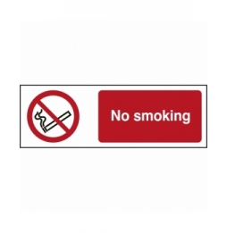 Znak bezpieczeństwa ISO – Zakaz palenia, P/P002/EN55/TW-150X50-1