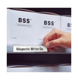 Puste etykiety magnetyczne z możliwością zapisywania (25szt.), B-859 26 * 159 WIT