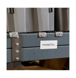 Puste etykiety magnetyczne z możliwością zapisywania (25szt.), BLANK MAGNETIC LABELS B-859 51X108MM