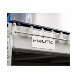 Puste etykiety magnetyczne z możliwością zapisywania (25szt.), BLANK MAGNETIC LABELS B-859 77X108MM