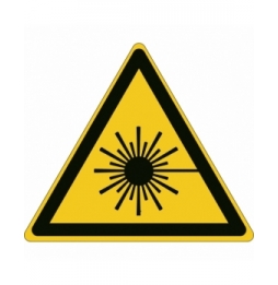 Znak bezpieczeństwa ISO – Ostrzeżenie przed wiązką laserową, W/W004/NT/TW-TRI200-1