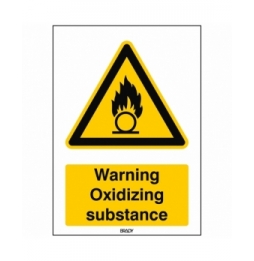 Znak bezpieczeństwa ISO – Ostrzeżenie przed substancjami o właściwościach utl…, W/W028/EN263/TWM-210X297-1