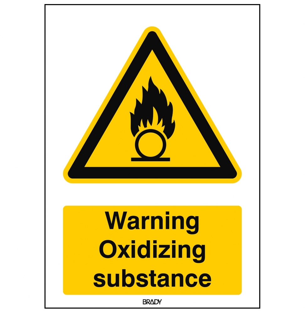 Znak bezpieczeństwa ISO – Ostrzeżenie przed substancjami o właściwościach utl…, W/W028/EN263/TWM-210X297-1