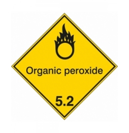 Znak w transporcie morskim – IMDG 5B – Nadtlenek organiczny, IMDG 5B-100*100-B7541