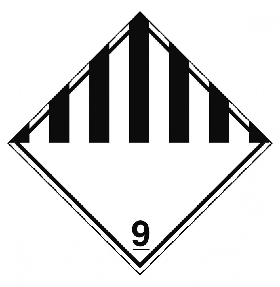 Znak transportowy – ADR 9 – Substancja niebezpieczna, ADR 9-297*297-B754