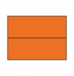 Pomarańczowa tablica do identyfikacji transportu towarów niebezpiecznych, TIR 16A-400*300-B7525